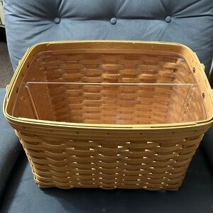 Longaberger Golden Tan Woven Basket